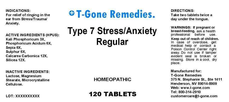 Type 7 Stress Anxiety Regular